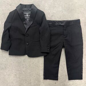 Andy & Evan Fine Tailoring 12 - 18 M Tuxedo w Satin Accents. Wedding. Formal